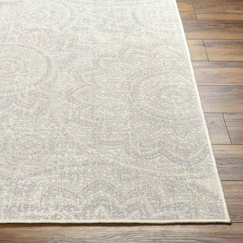 Tiffine Cottage Light Gray/Cream Area Rug