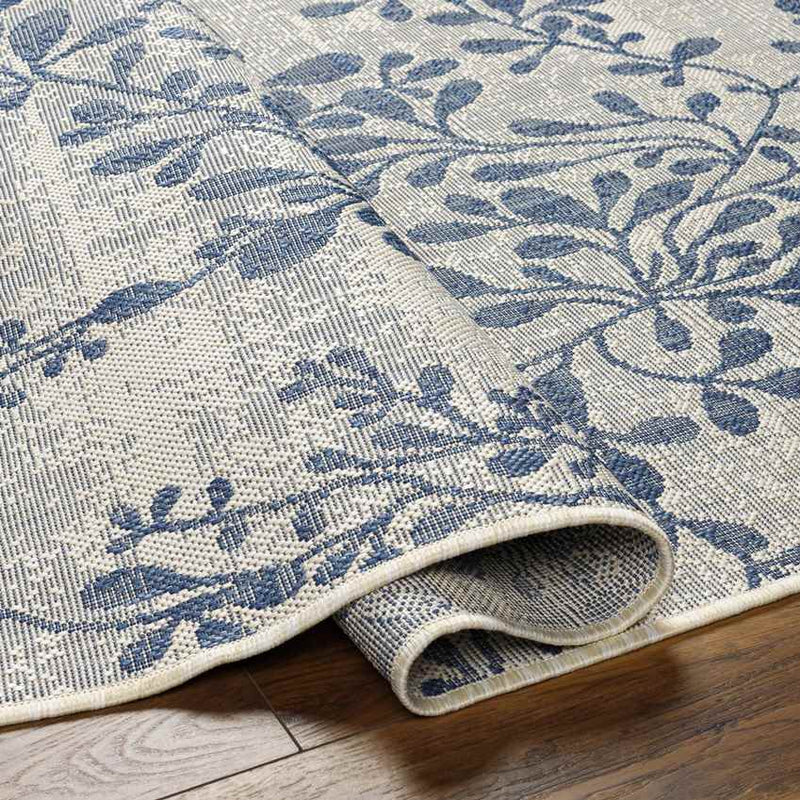 Chamika Cottage Navy/Beige Area Rug