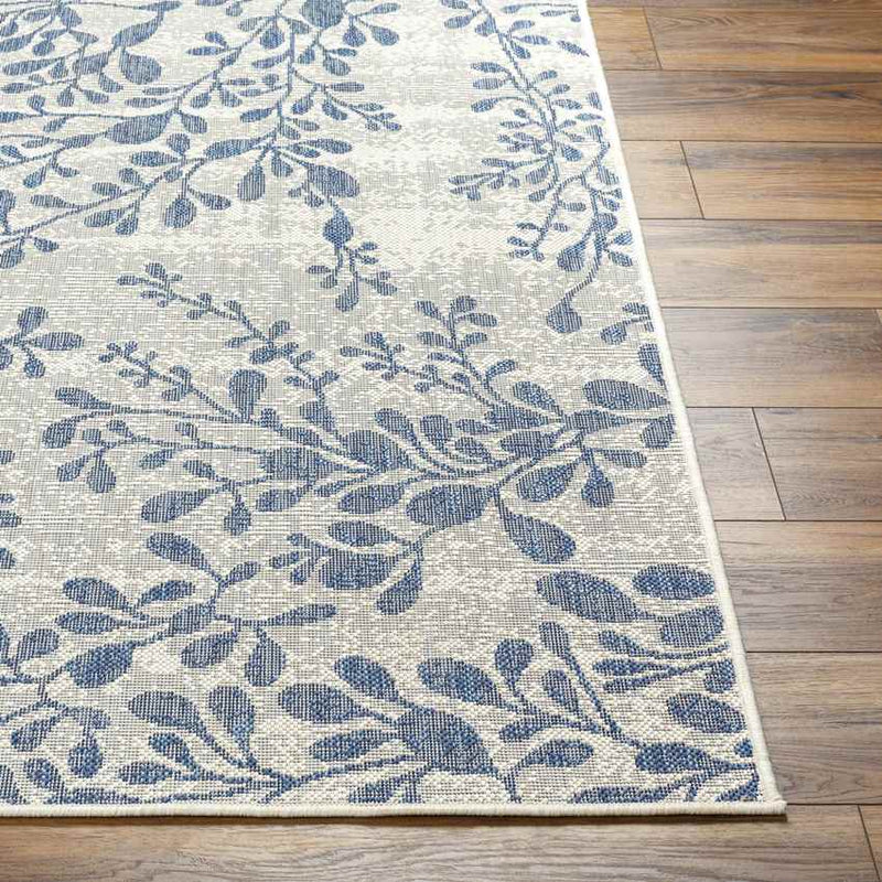 Chamika Cottage Navy/Beige Area Rug