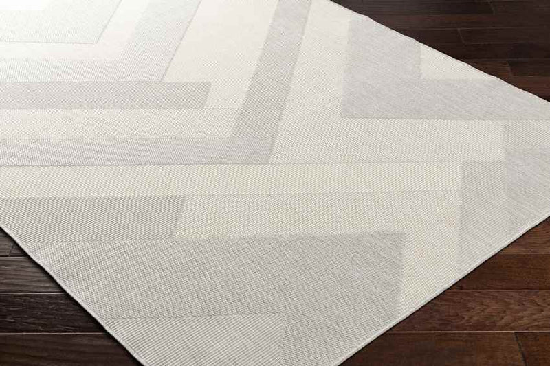 Chade Modern Light Gray/Ivory Area Rug