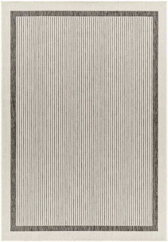 Wenceslao Modern Black/Cream Area Rug