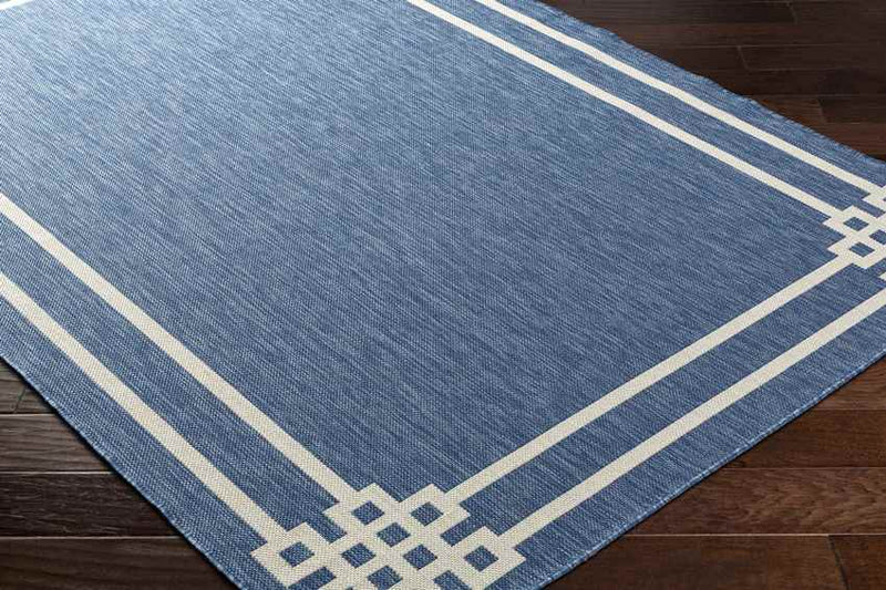 Davinia Modern Navy/Ivory Area Rug