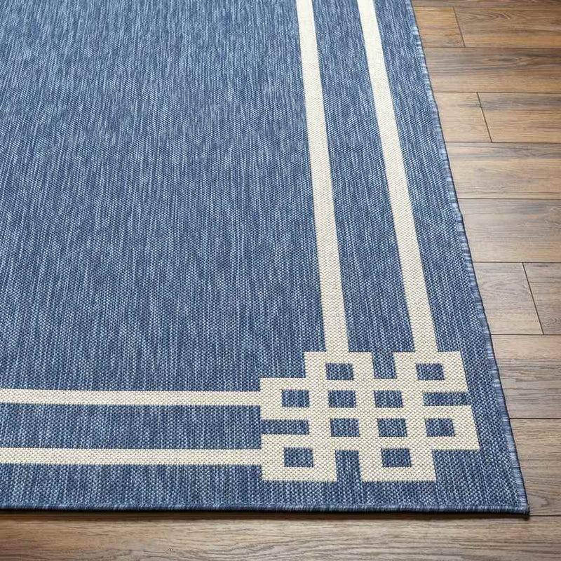 Davinia Modern Navy/Ivory Area Rug