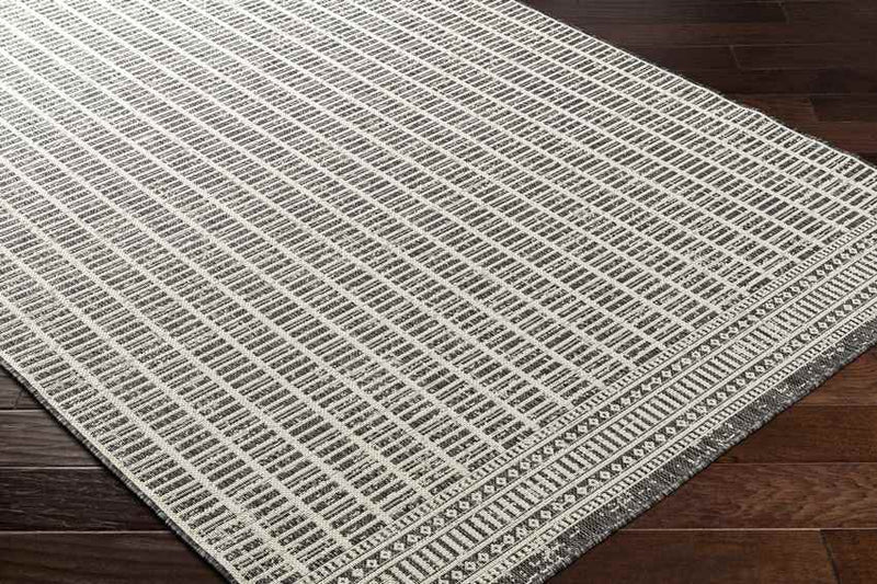 Dathan Cottage Black/Beige Area Rug