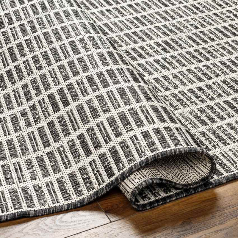 Dathan Cottage Black/Beige Area Rug