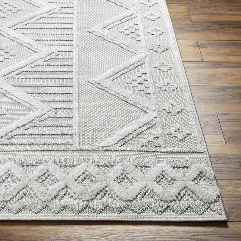 Chandell Modern Light Gray/Ivory Area Rug