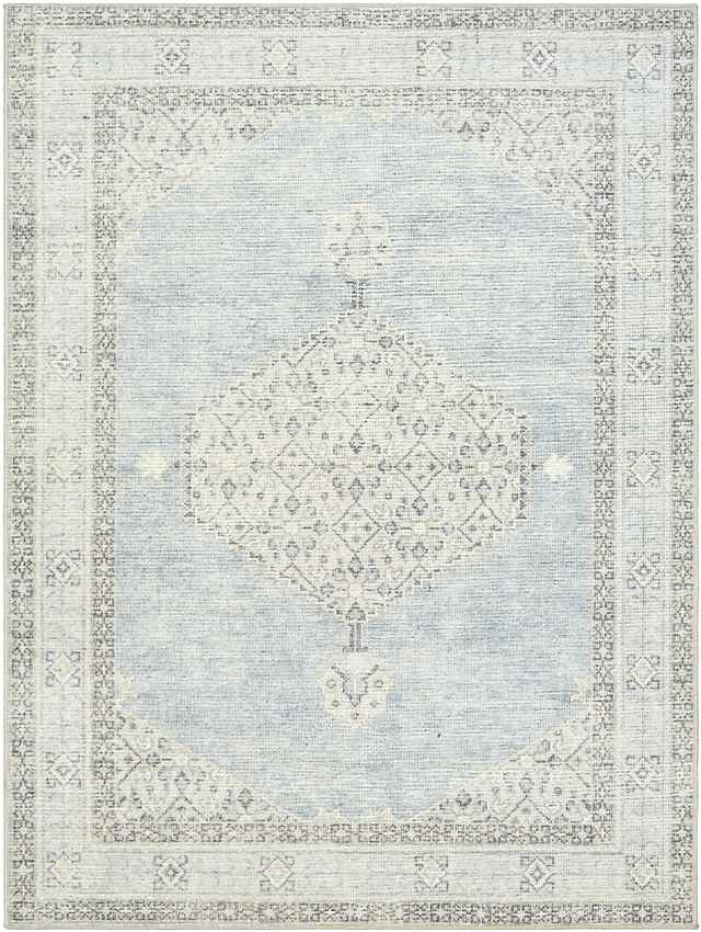 Lila Traditional Denim/Ivory Area Rug - Becki Owens x Livabliss