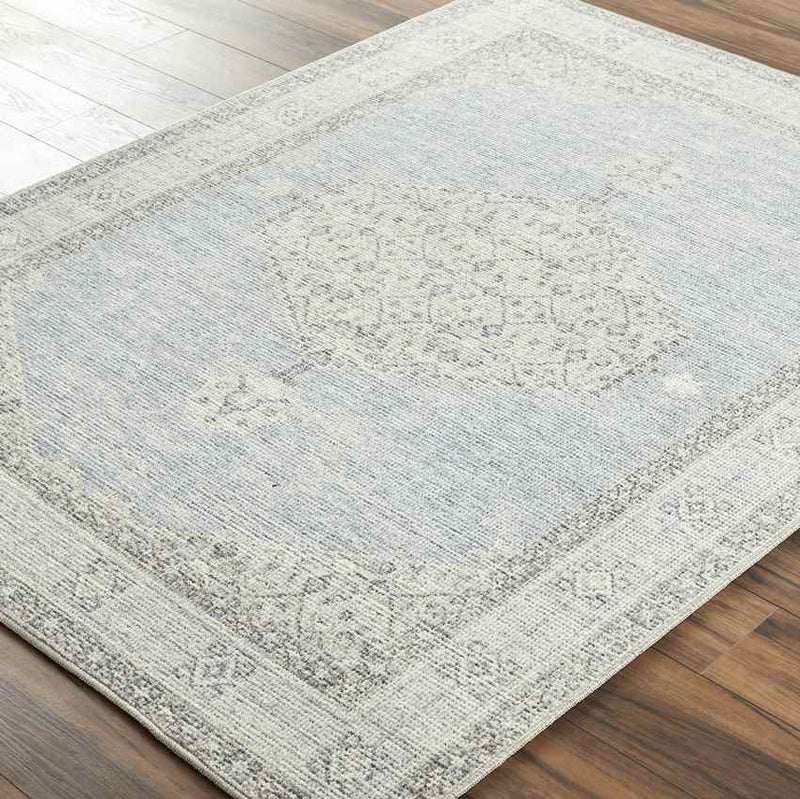 Lila Traditional Denim/Ivory Area Rug - Becki Owens x Livabliss