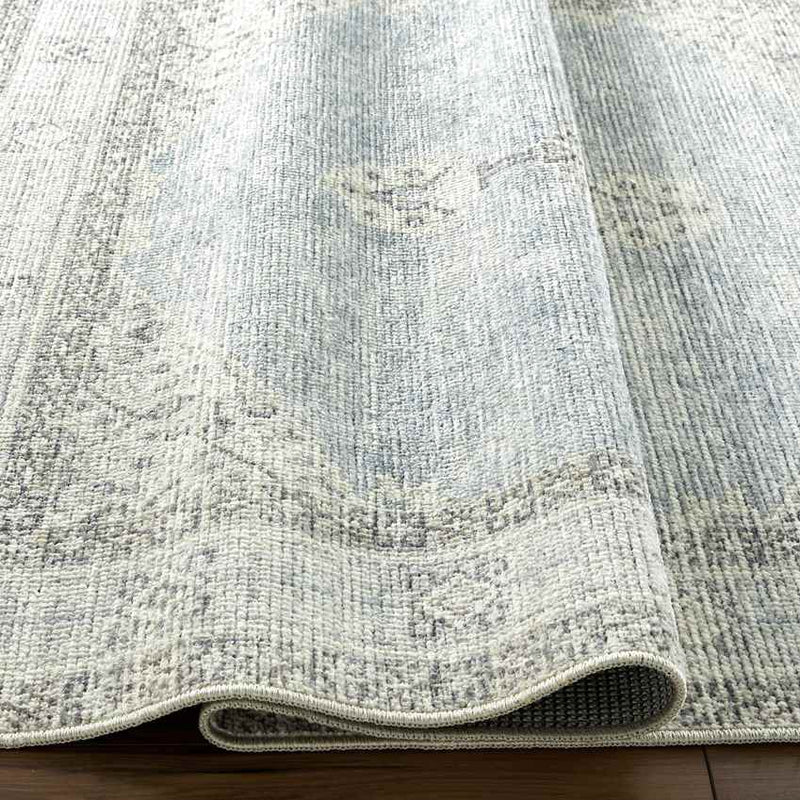 Lila Traditional Denim/Ivory Area Rug - Becki Owens x Livabliss