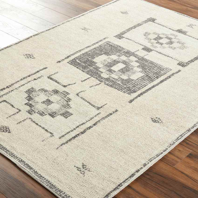 Solana Global Charcoal/Beige Area Rug - Becki Owens x Livabliss