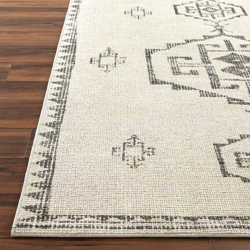 Solana Global Ivory/Black Area Rug - Becki Owens x Livabliss