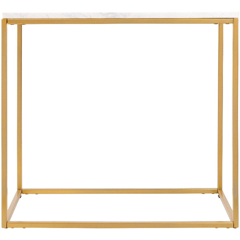 Teuva White/Gold Furniture Piece