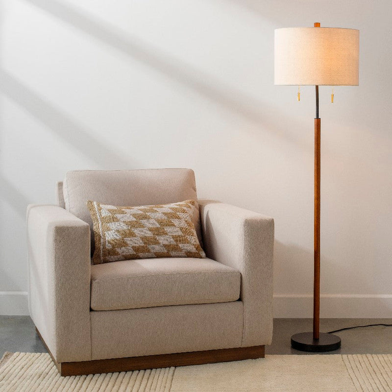 Dajon Modern Tan Floor Lamp