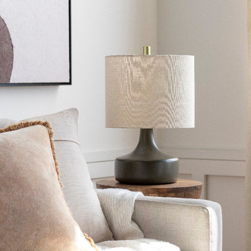 Bobbi Modern Olive Table Lamp