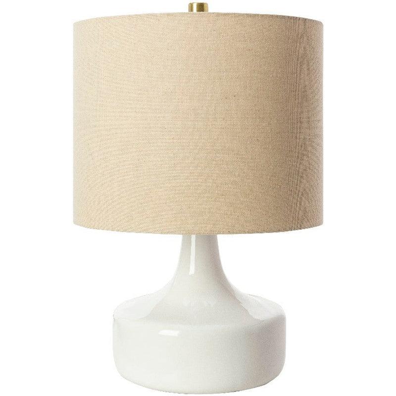 Bobbi Modern White Table Lamp