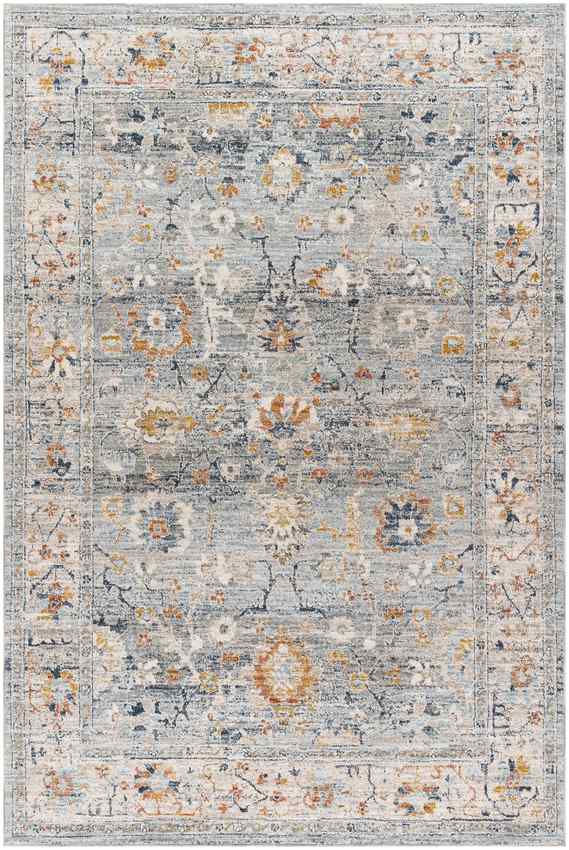 Tanina Traditional Light Gray/Pale Blue Area Rug