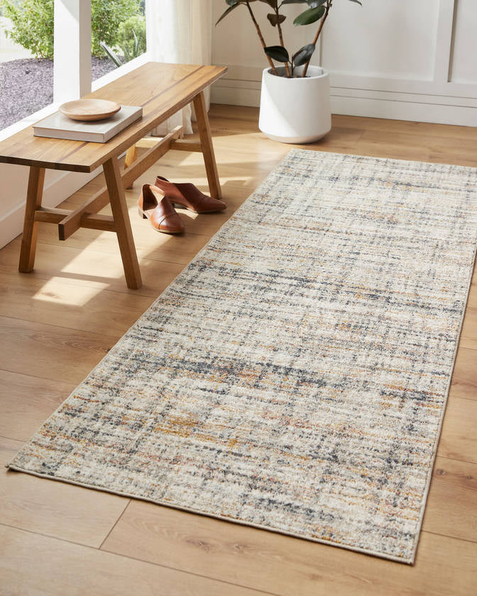 Phillip Modern Mustard/Charcoal Area Rug