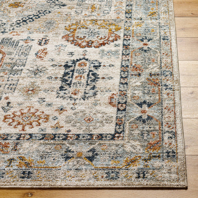 Raphel Traditional Rust/Mustard Area Rug