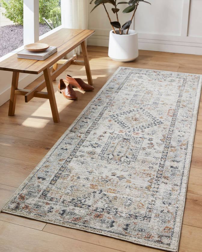 Raphel Traditional Rust/Mustard Area Rug