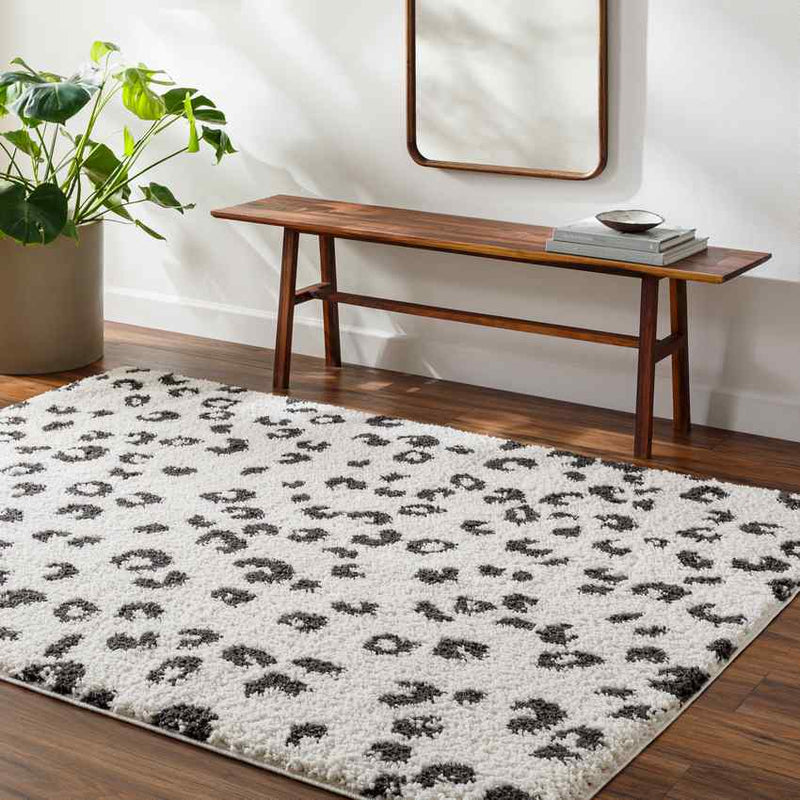 Mycal Modern Medium Gray/Cream Area Rug