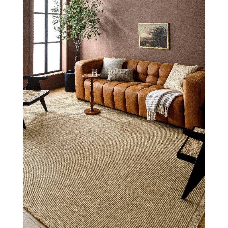 Kimi Solid and Border Camel Area Rug - Becki Owens x Livabliss