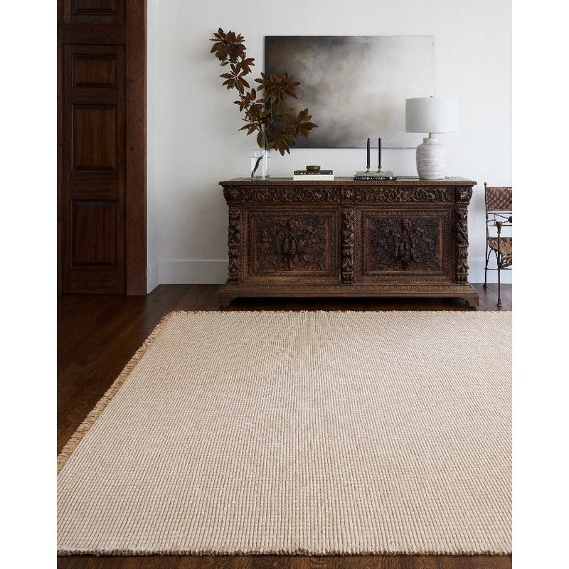 Kimi Solid and Border Mocha Area Rug - Becki Owens x Livabliss