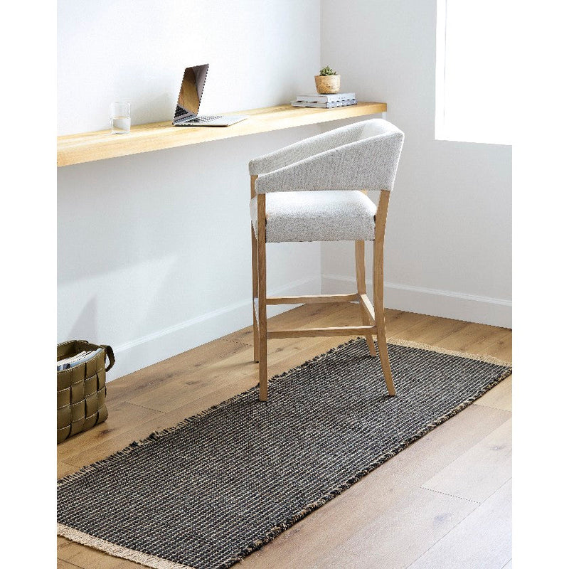 Kimi Solid and Border Charcoal Area Rug - Becki Owens x Livabliss