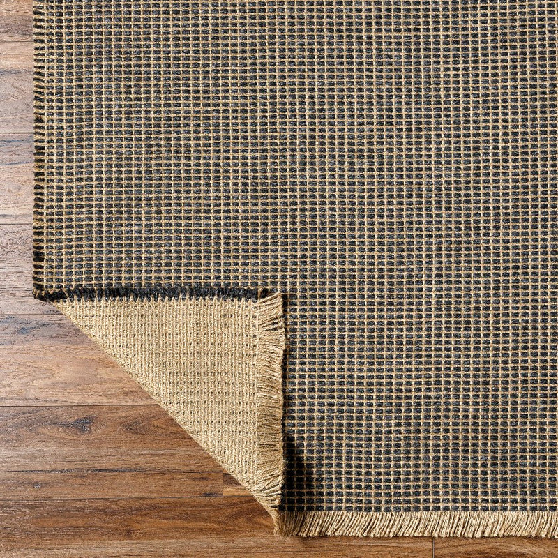 Kimi Solid and Border Charcoal Area Rug - Becki Owens x Livabliss