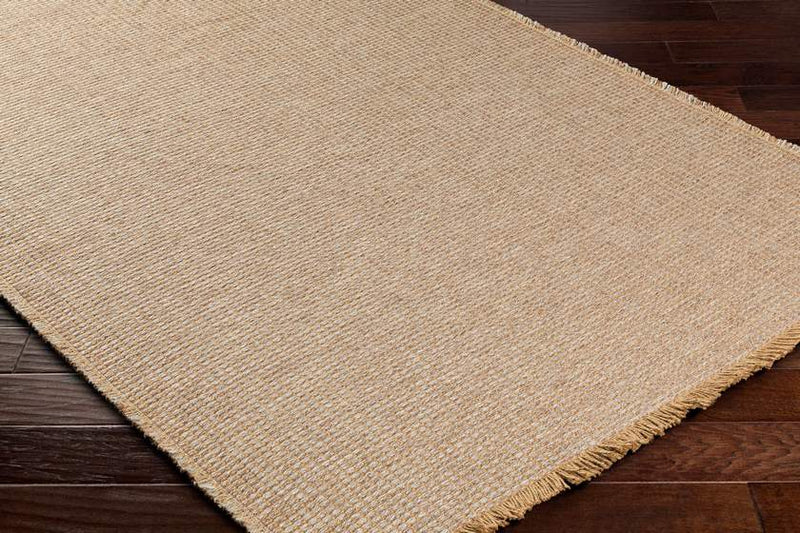 Kimi Solid and Border Taupe Area Rug - Becki Owens x Livabliss