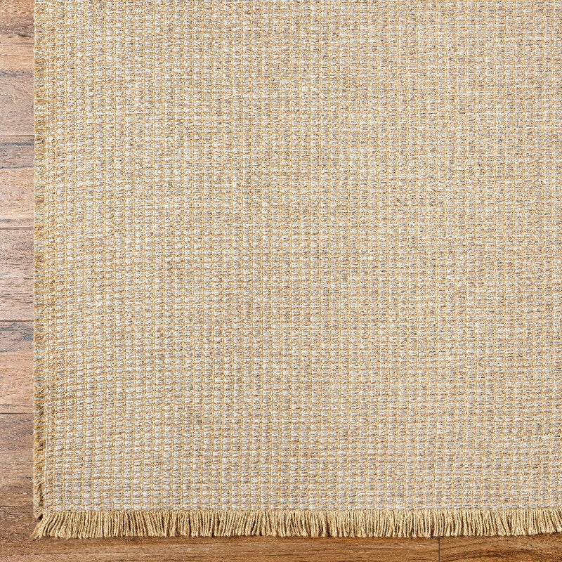 Kimi Solid and Border Taupe Area Rug - Becki Owens x Livabliss