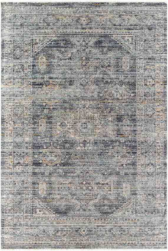 Margaret Traditional Grass Green/Charcoal Washable Area Rug - Becki Owens x Livabliss