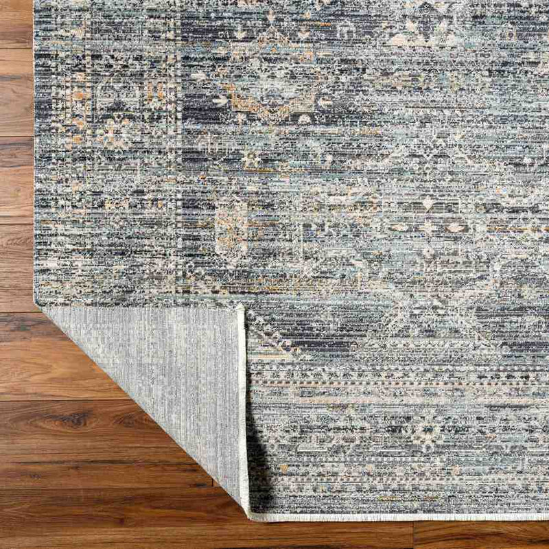 Margaret Traditional Grass Green/Charcoal Washable Area Rug - Becki Owens x Livabliss