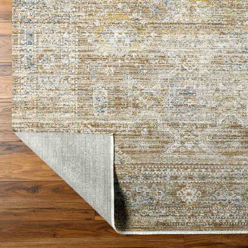 Margaret Traditional Golden Brown/Ivory Washable Area Rug - Becki Owens x Livabliss