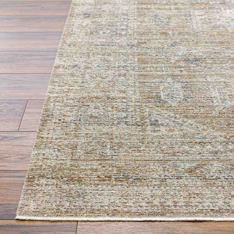 Margaret Traditional Golden Brown/Ivory Washable Area Rug - Becki Owens x Livabliss