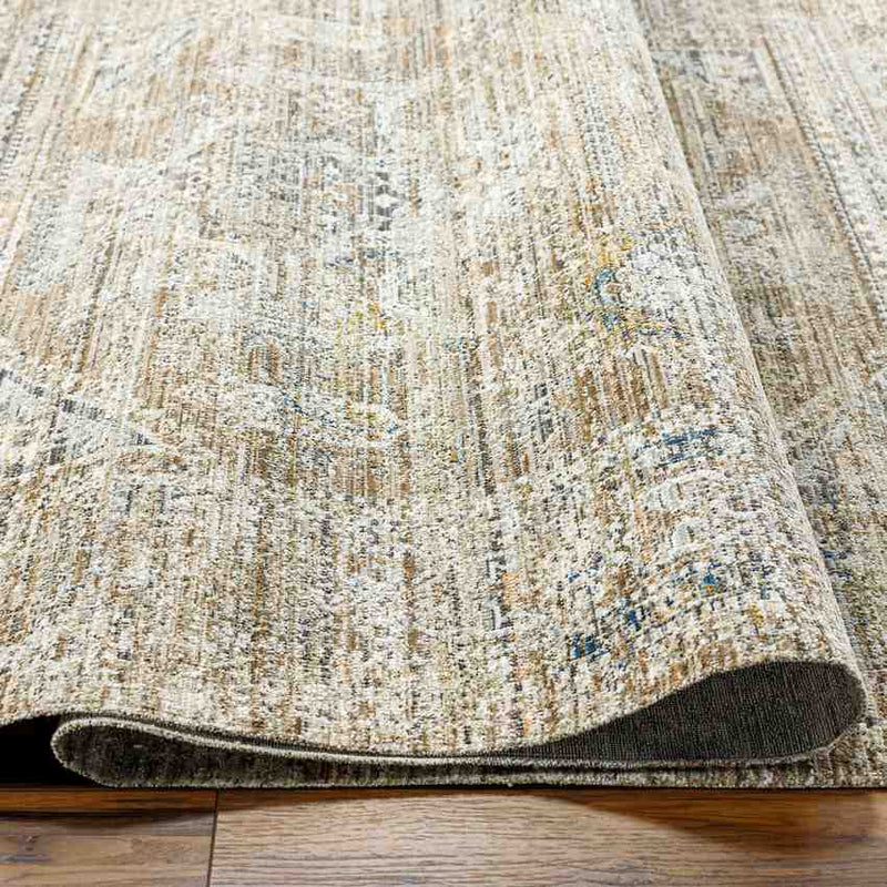 Margaret Traditional Golden Brown/Ivory Washable Area Rug - Becki Owens x Livabliss