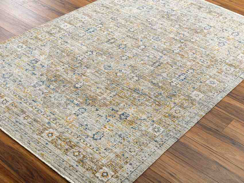 Margaret Traditional Dark Olive/Ivory Washable Area Rug - Becki Owens x Livabliss