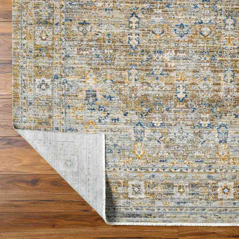 Margaret Traditional Dark Olive/Ivory Washable Area Rug - Becki Owens x Livabliss