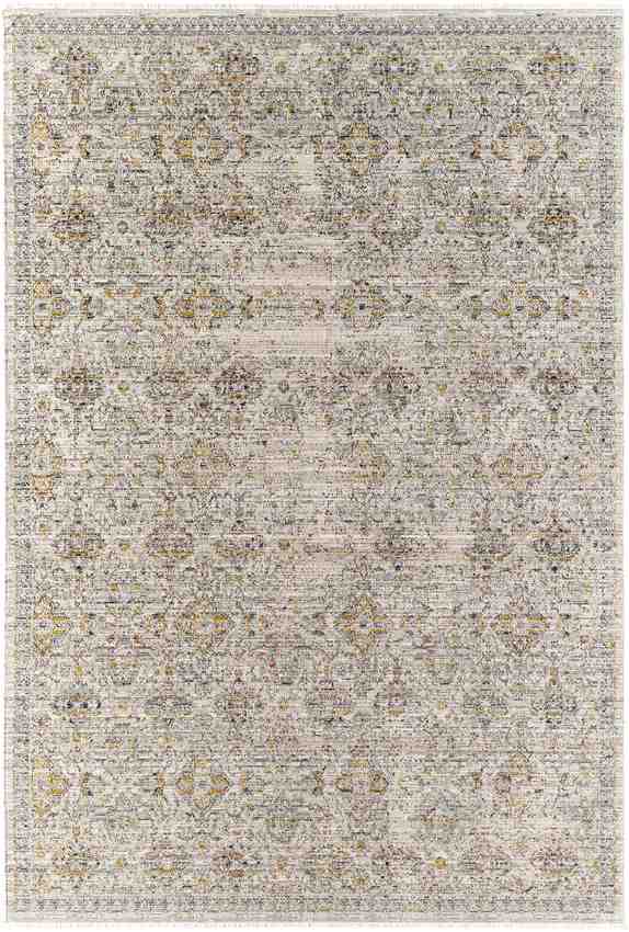 Margaret Traditional Taupe/Charcoal Washable Area Rug - Becki Owens x Livabliss