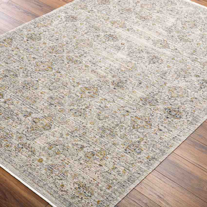 Margaret Traditional Taupe/Charcoal Washable Area Rug - Becki Owens x Livabliss