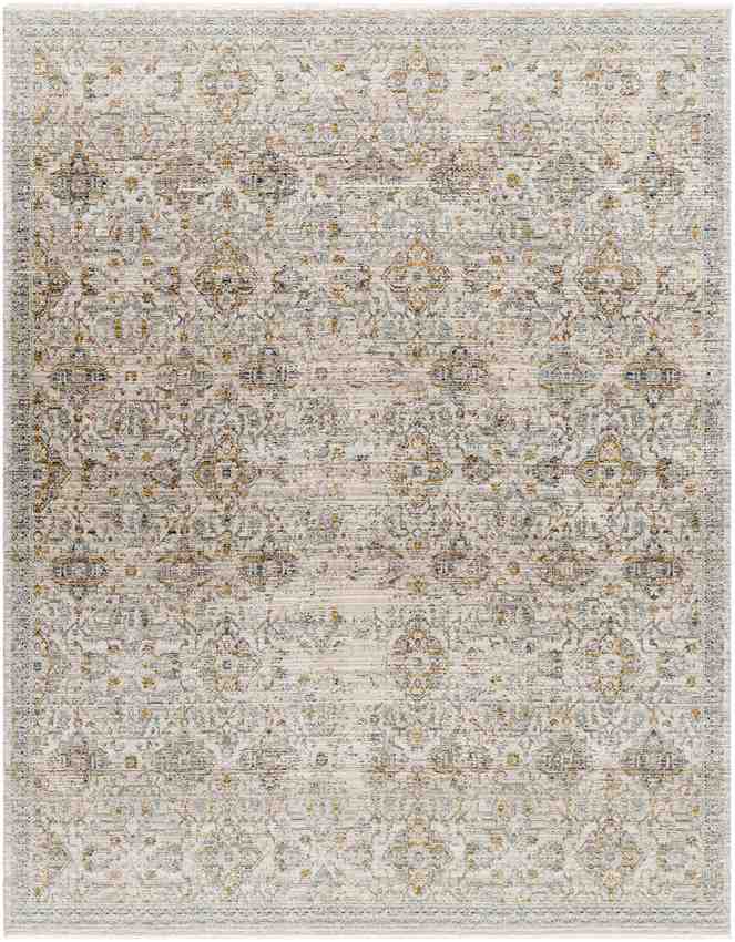 Margaret Traditional Taupe/Charcoal Washable Area Rug - Becki Owens x Livabliss