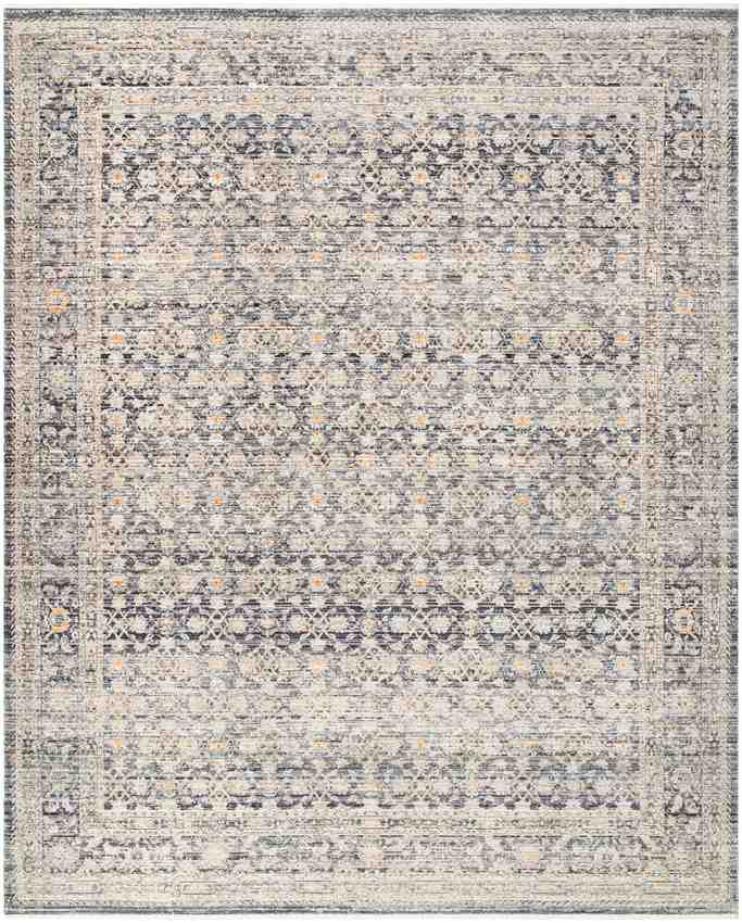 Margaret Traditional Dark Blue Washable Area Rug - Becki Owens x Livabliss