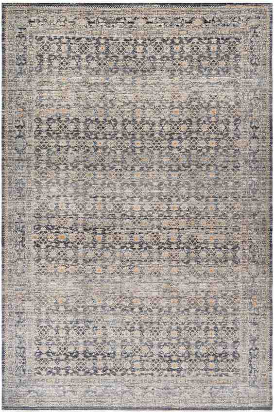 Margaret Traditional Dark Blue Washable Area Rug - Becki Owens x Livabliss