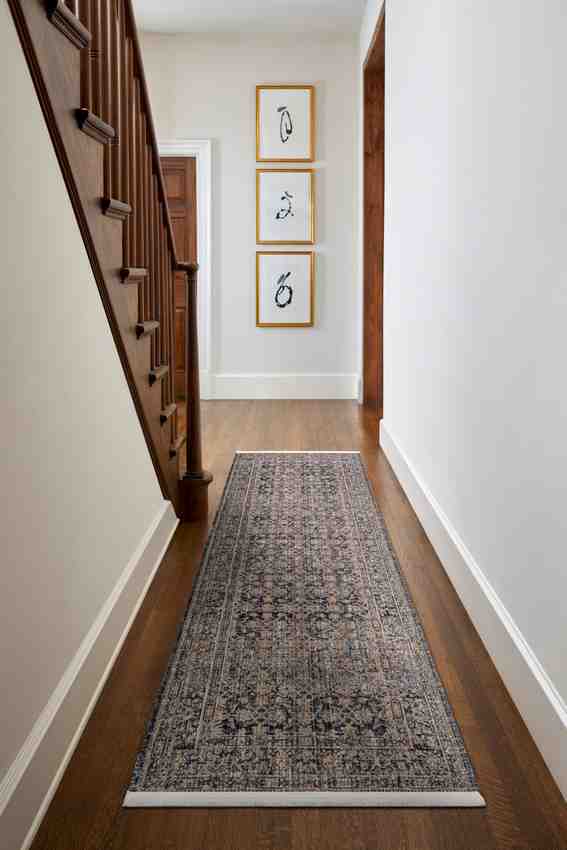 Margaret Traditional Dark Blue Washable Area Rug - Becki Owens x Livabliss