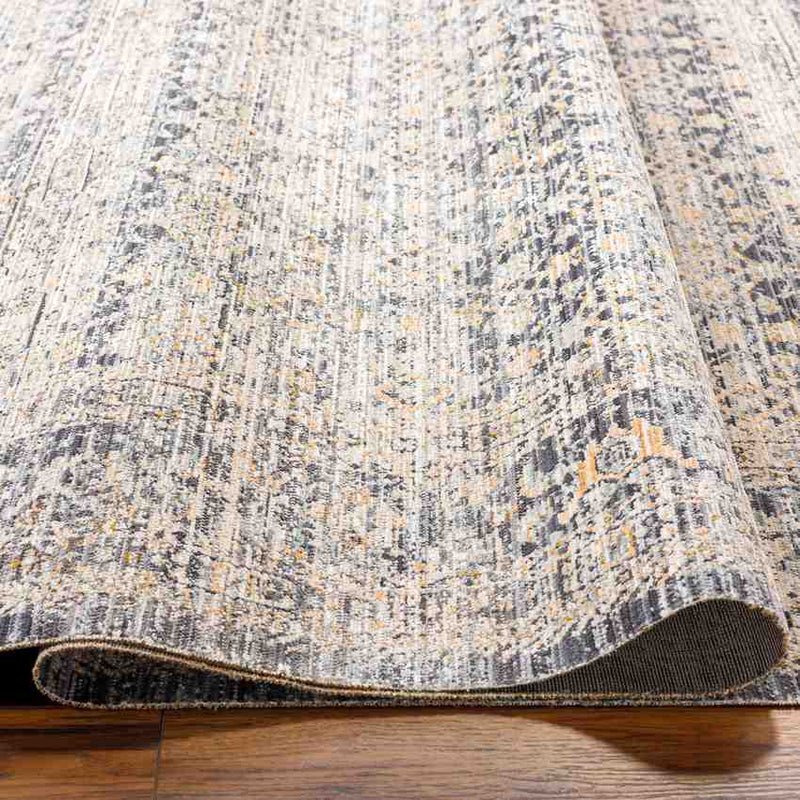 Margaret Traditional Dark Blue Washable Area Rug - Becki Owens x Livabliss