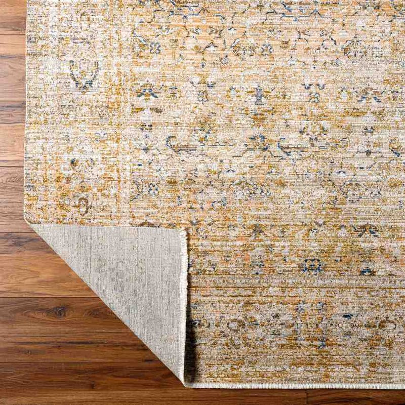 Margaret Traditional Moss Orange Washable Area Rug - Becki Owens x Livabliss