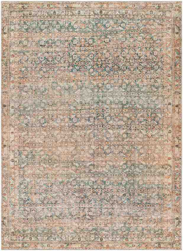 Marlene Traditional Light Brown/Emerald Area Rug - Becki Owens x Livabliss