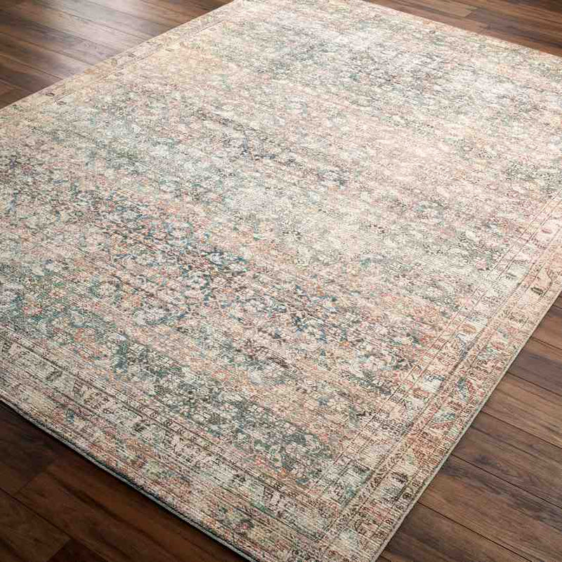 Marlene Traditional Light Brown/Emerald Area Rug - Becki Owens x Livabliss