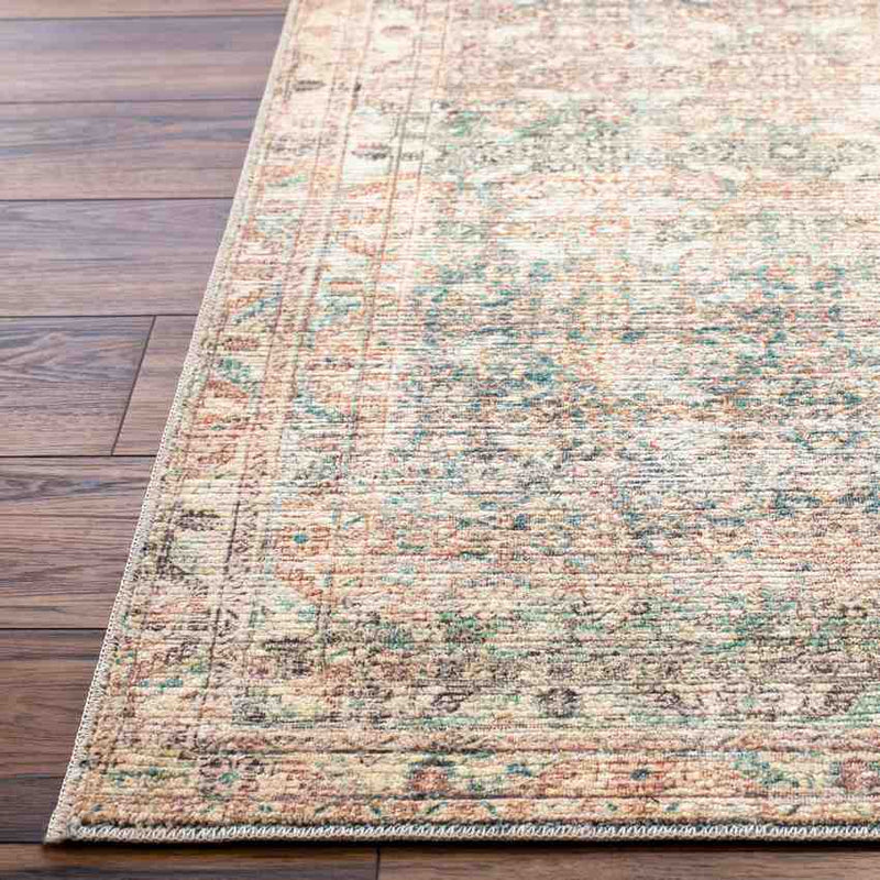 Marlene Traditional Light Brown/Emerald Area Rug - Becki Owens x Livabliss