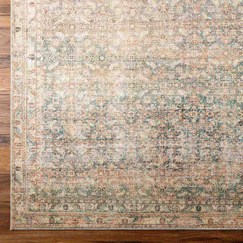 Marlene Traditional Light Brown/Emerald Area Rug - Becki Owens x Livabliss