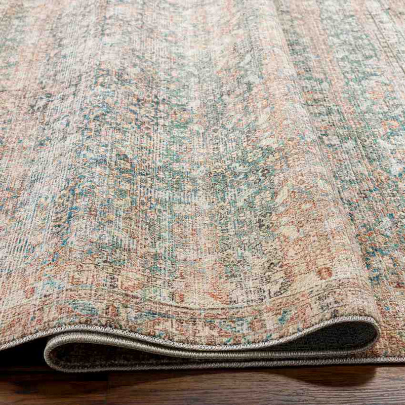 Marlene Traditional Light Brown/Emerald Area Rug - Becki Owens x Livabliss